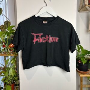 Faction Black Crop‎ Top